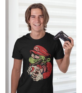  T-shirt original GeeK Mario Zombie