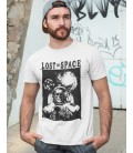 Tee Shirt blanc Lost in Space, Skull Nasa Explorer