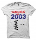 Tee Shirt Anniversaire, vainqueur en .. et choisissez la Date