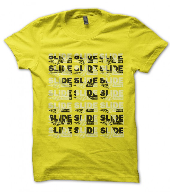 T-shirt Born To Win, Slide Racing