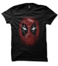 Tee Shirt Noir Dead Pool Line, Dessine-moi un DeadPool.....