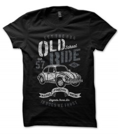 T-SHIRT MANCHES LONGUES COX Coccinelle VW Volkswagen Voiture Retro Vintage Cool