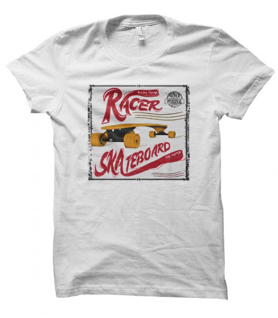 T-shirt Racer SkateBoarder