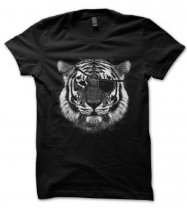 Tee Shirt original noir Eye of Tiger, l’œil du Tigre