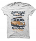 Tee Shirt Surfing 1980 Traveller, California Beach Party