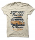 Tee Shirt Surfing 1980 Traveller, California Beach Party