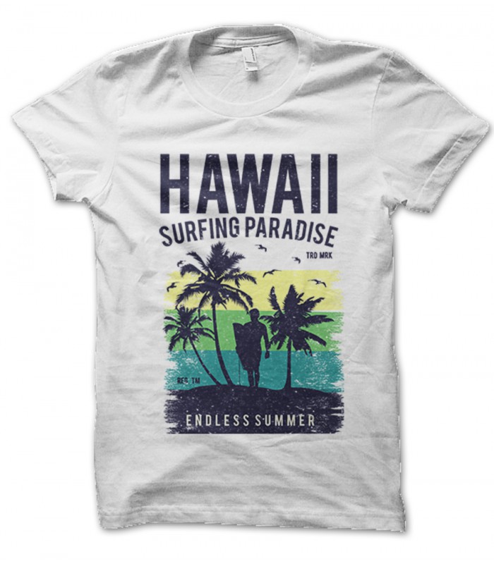 Tee Shirt Original Hawaii Surfing Paradise