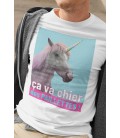 Tee Shirt Licorne, ça va chier des Paillettes