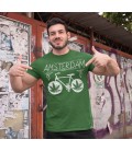 Tee Shirt Amsterdan, le Vélo Weed