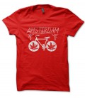 Tee Shirt Amsterdan, le Vélo Weed