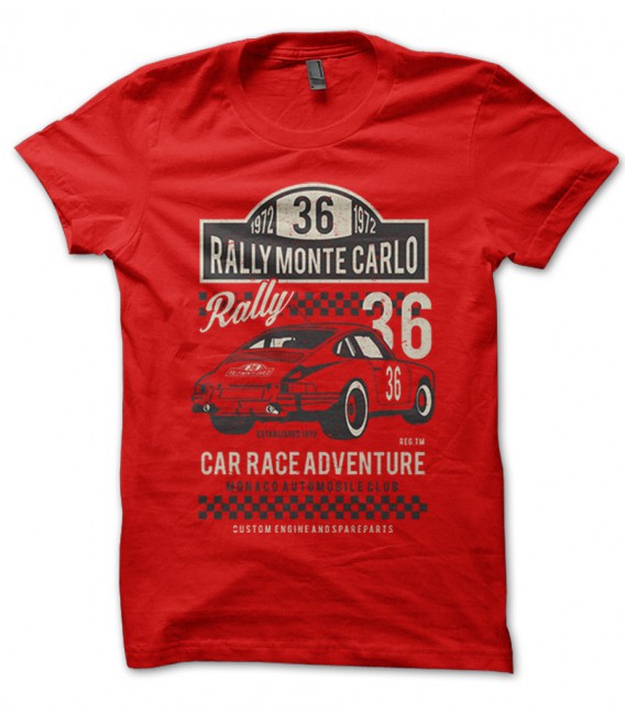 Tee Shirt Vintage Rallye Monte-Carlo