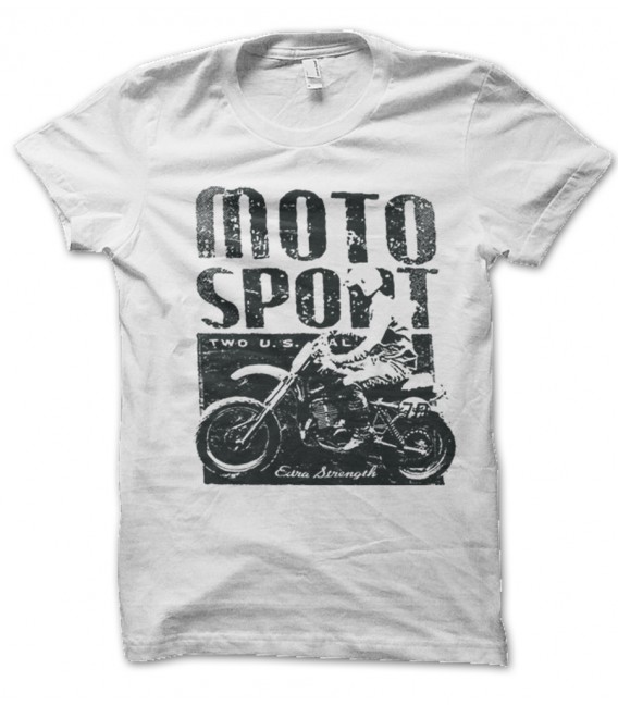 Tee Shirt Vintage Moto Sport, extra Strenght US