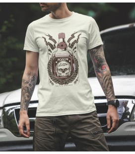 Tee Shirt Poison Extra Strenght Skull