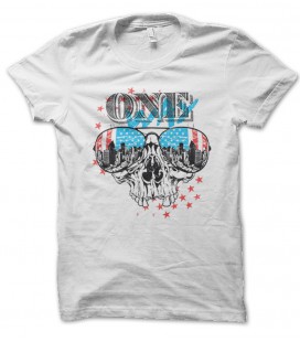 Tee Shirt One Way, American Skull City