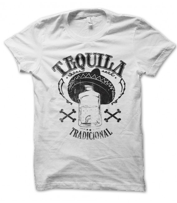 Tee Shirt vintage Tequila Worm Tradicional