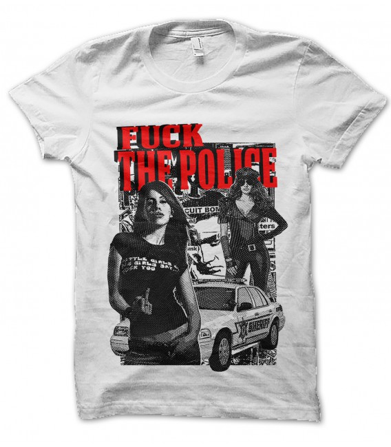 Tee Shirt Fuck the Police , Pop Art Collection
