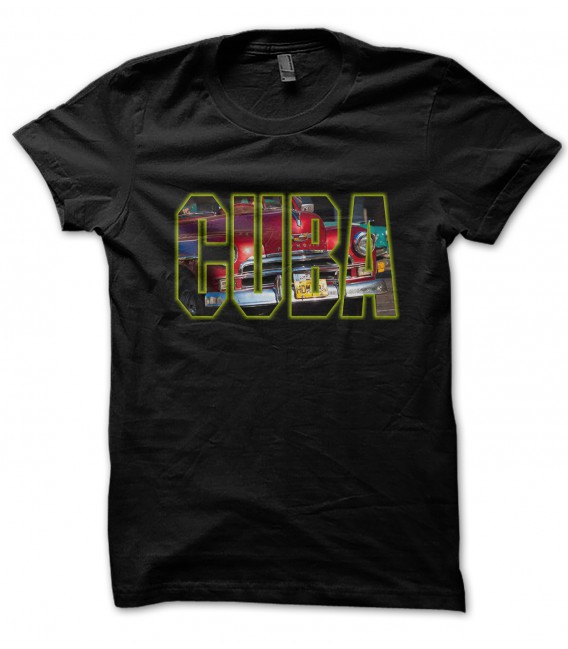 Tee Shirt Noir CUBA