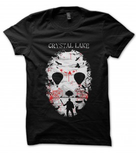 Tee Shirt Crystal Lake, Vendredi 13 Masque de Jason
