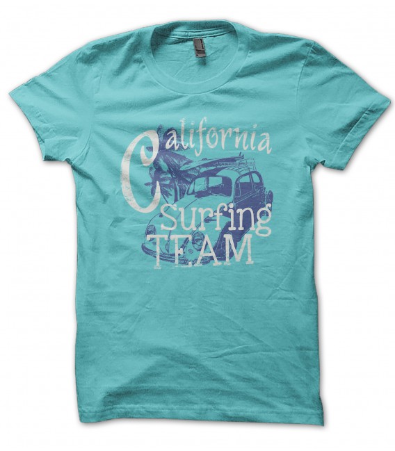Tee Shirt California Surfing Team