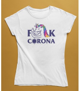 Tee Shirt Femme F**K Corona by the Licorne