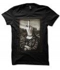 Mona Lisa Noir tee shirt parodie 