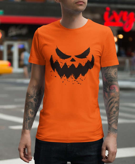 orange t shirt for halloween
