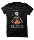 Tee Shirt 100% coton Bio, Happy Halloween