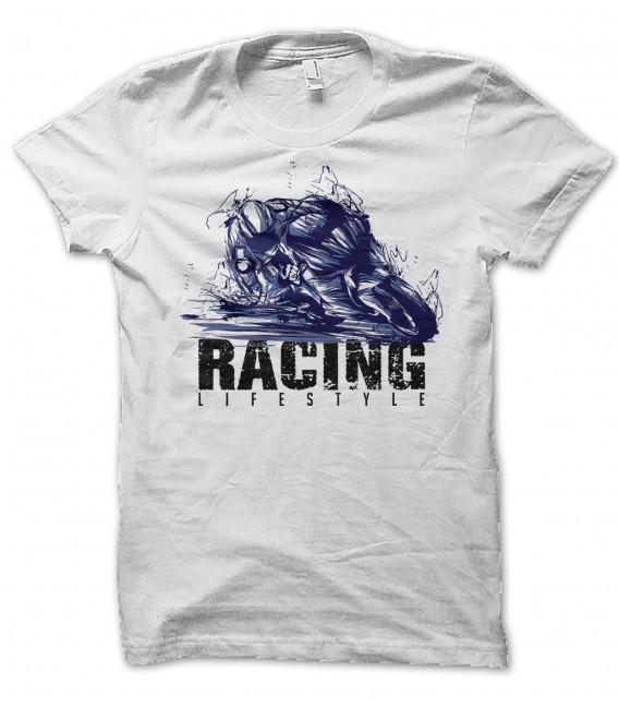 Tee Shirt 100% Bio, Moto Racing LifeStyle