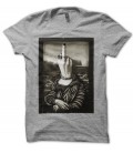 tee shirt parodie Mona Lisa Gris