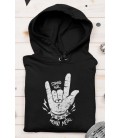 Sweat Shirt Capuche Stand For Heavy Metal