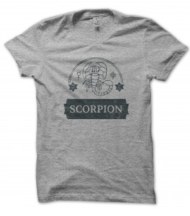 Tee Shirt Scorpion Astrologie, 100% coton Bio