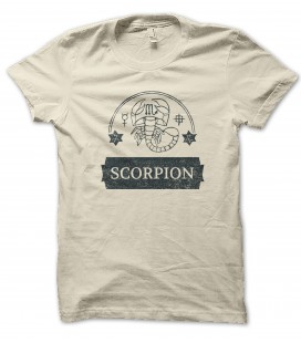 Tee Shirt Scorpion Astrologie, 100% coton Bio