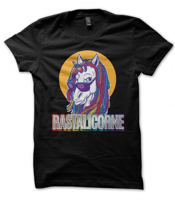 Tee Shirt RastaLicorne, 100% coton Bio