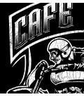 Tee Shirt Femme Freedom Wheels, Cafe Racer by HellHead 100% BIO