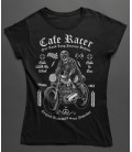 T-shirt Femme Cafe Racer, Original Trademark till Yesterday.... 100% coton BIO