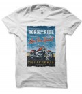 TShirt Biker Festival, Born to Ride 100% coton Bio