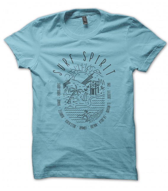 T-Shirt Surf Spirit 100% coton Bio