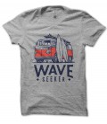 T-Shirt Wave Seeker Pacific Rider Surf 100% coton Bio