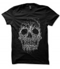 T-Shirt Skull Racine 100% coton Bio