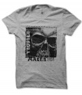 T-Shirt Trouble Maker, Tête de Mort 100% coton Bio