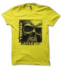 T-Shirt Trouble Maker, Tête de Mort 100% coton Bio