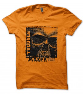 T-Shirt Trouble Maker, Tête de Mort 100% coton Bio