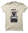 T-Shirt Chat Rock & Roll, 100% coton Bio