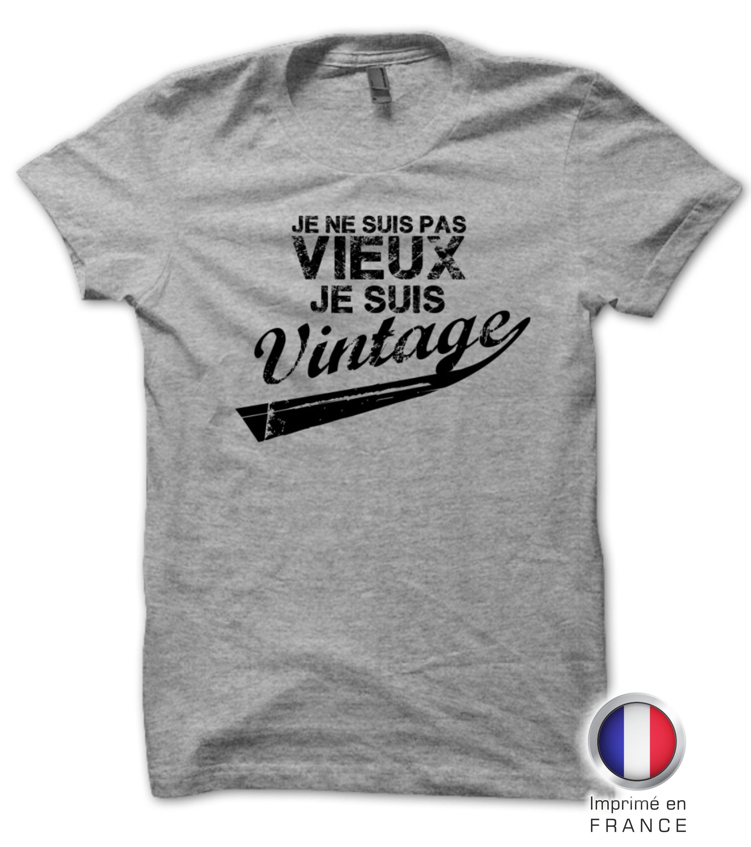 Tee shirt humour Anniversaire homme  Je ne suis pas vieux, je