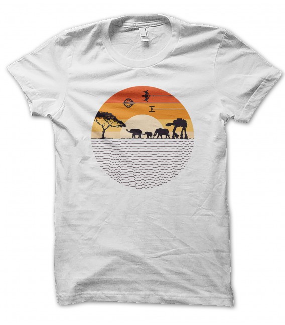 T-Shirt Elephant Quadripode Imperial War, 100% coton Bio