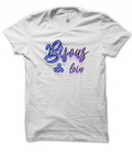 T-Shirt Bisous de loin 100% coton Bio