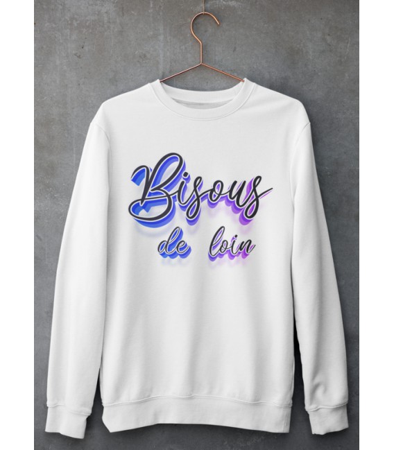 T-Shirt Bisous de loin 100% coton Bio