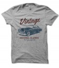 T-Shirt Vintage Original Classic Muscle Car, 100% coton Bio