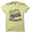 T-Shirt Moto Vintage Legendary Racers, 100% coton Bio