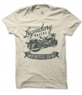 T-Shirt Moto Vintage Legendary Racers, 100% coton Bio